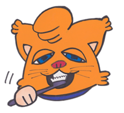 Anthony the cat sticker #8778893