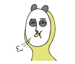Bothersome panda sticker #8779060