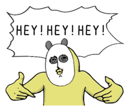 Bothersome panda sticker #8779065