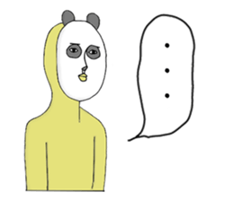 Bothersome panda sticker #8779066