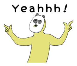 Bothersome panda sticker #8779067