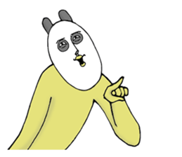 Bothersome panda sticker #8779070