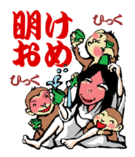 Scary girl3 sticker #8779240