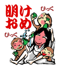 Scary girl3 sticker #8779240