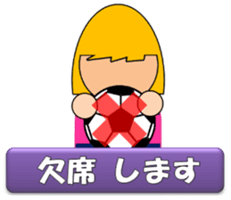 Women's football sicker(Live Scores) sticker #8779813