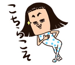 People with bobbed hair 3 sticker #8780471