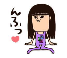 People with bobbed hair 3 sticker #8780475