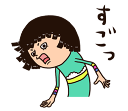 People with bobbed hair 3 sticker #8780483