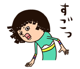 People with bobbed hair 3 sticker #8780483