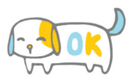Buchi,the lop-eared dog sticker #8780818
