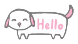 Buchi,the lop-eared dog sticker #8780819