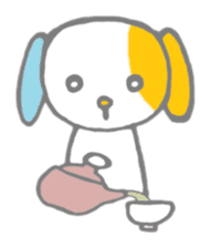 Buchi,the lop-eared dog sticker #8780832