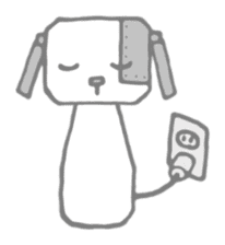 Buchi,the lop-eared dog sticker #8780854