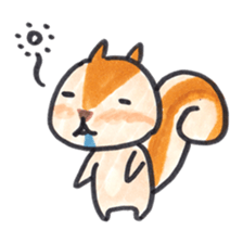 The Cute Squirrel sticker #8781579