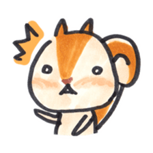 The Cute Squirrel sticker #8781600