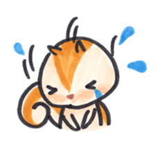 The Cute Squirrel sticker #8781601