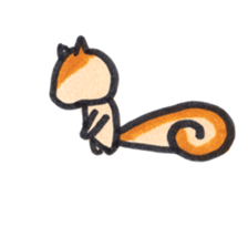 The Cute Squirrel sticker #8781603