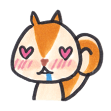 The Cute Squirrel sticker #8781607