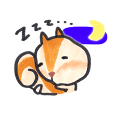 The Cute Squirrel sticker #8781612
