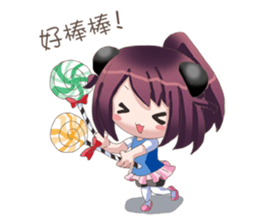 Bamboo friends sticker #8782073