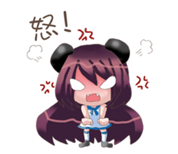 Bamboo friends sticker #8782079