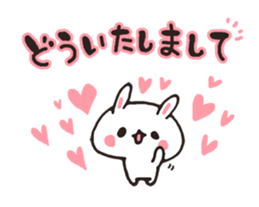 love-rabbit 6 sticker #8782791