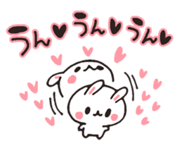 love-rabbit 6 sticker #8782794
