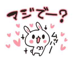 love-rabbit 6 sticker #8782801