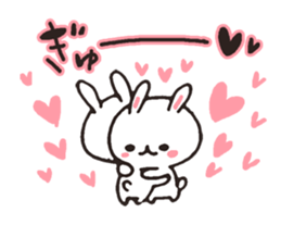 love-rabbit 6 sticker #8782803