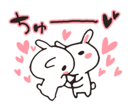 love-rabbit 6 sticker #8782806