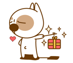 Nurungee_ver.2_cynical Dog sticker #8783651