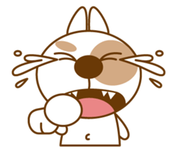 Nurungee_ver.2_cynical Dog sticker #8783663