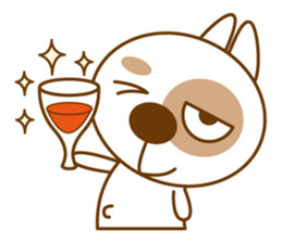 Nurungee_ver.2_cynical Dog sticker #8783677