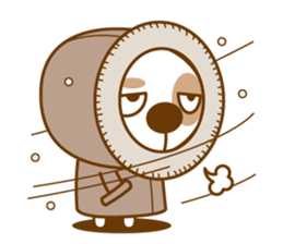 Nurungee_ver.2_cynical Dog sticker #8783695