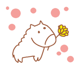 It is a cute horse illustrations3 sticker #8785134