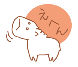 It is a cute horse illustrations3 sticker #8785143