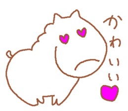 It is a cute horse illustrations3 sticker #8785145