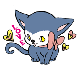 Girl  chicorian of the blond hair sticker #8785762