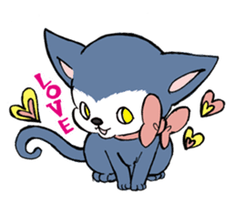 Girl chicorian of the blond hair sticker #8785762