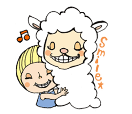 Girl chicorian of the blond hair sticker #8785768