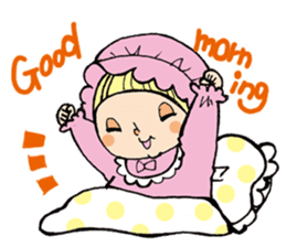 Girl chicorian of the blond hair sticker #8785770