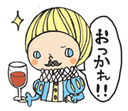 Girl  chicorian of the blond hair sticker #8785780