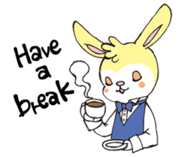 Girl  chicorian of the blond hair sticker #8785783