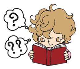 Girl  chicorian of the blond hair sticker #8785784