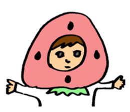 Man and woman of marked sticker #8785883