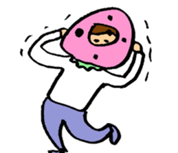 Man and woman of marked sticker #8785884