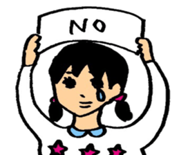 Man and woman of marked sticker #8785888