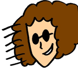 Man and woman of marked sticker #8785909