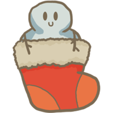 Adorable snowman sticker #8786247