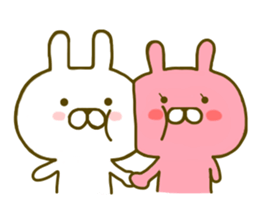 Rabbit Usahina Love 2 sticker #8786362